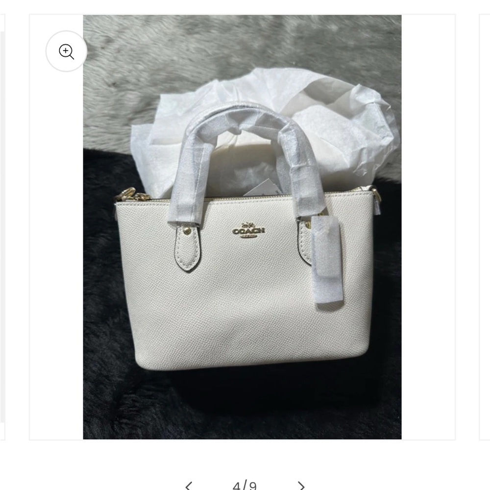 Coach Ivory Satchel Bag